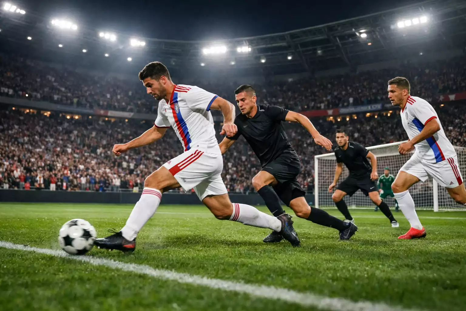 Match de l'Olympique Lyonnais à domicile avec statistiques de performance