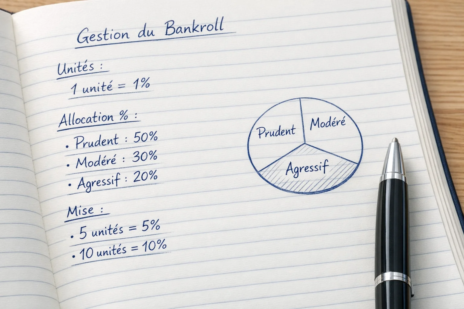 Répartition méthodique des unités de mise