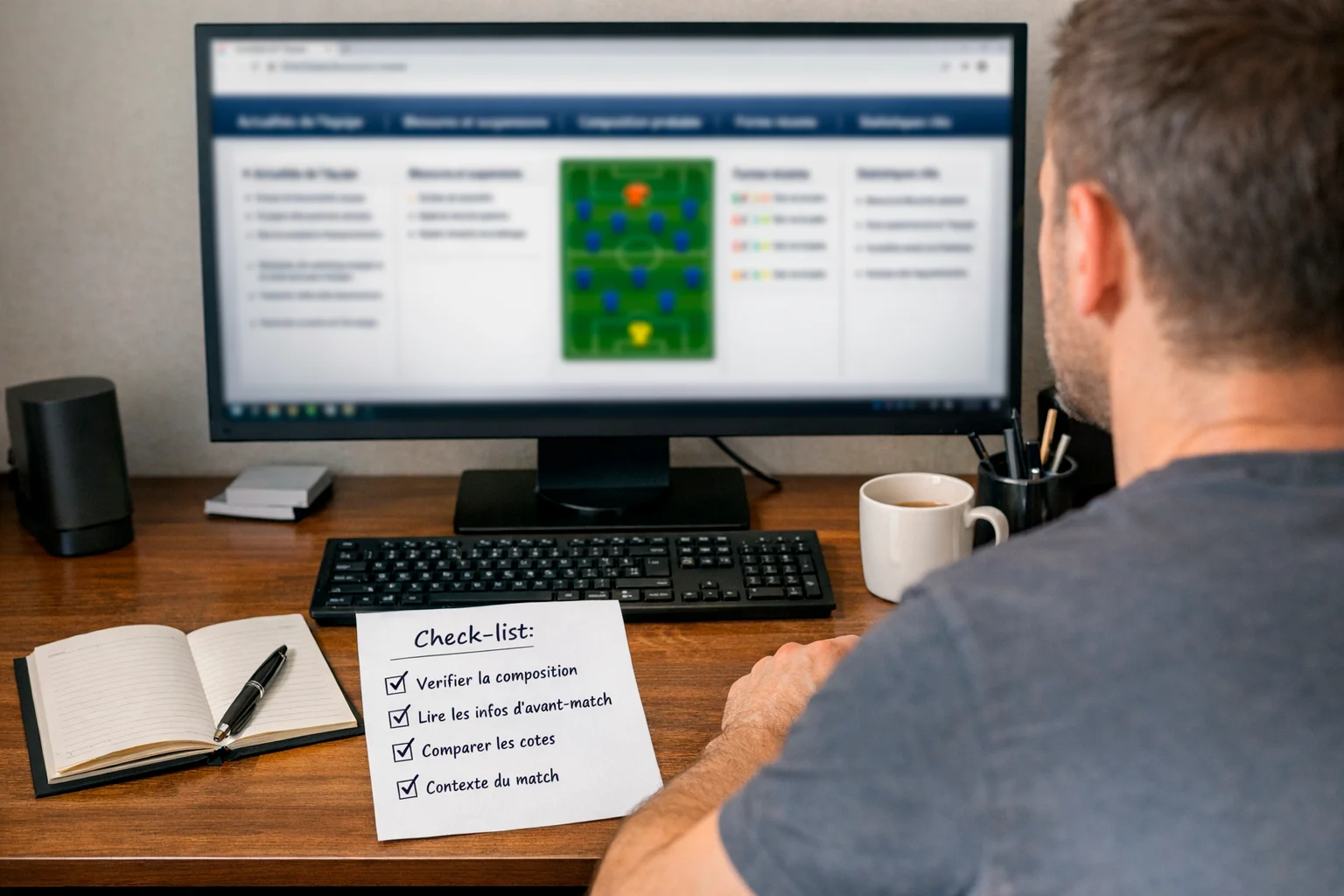 Recherche d'informations avant de parier