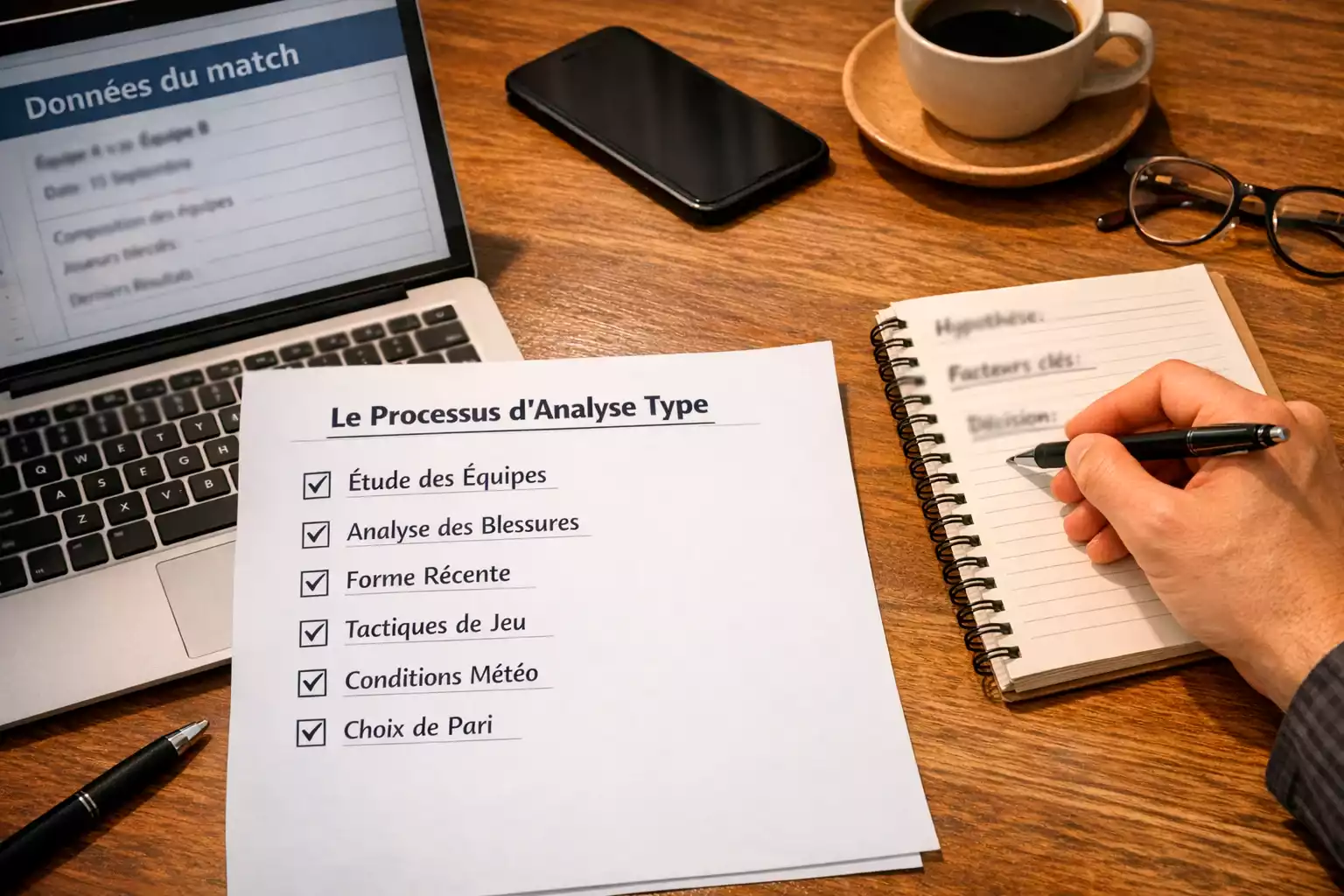 Processus d'analyse méthodique pour pronostics