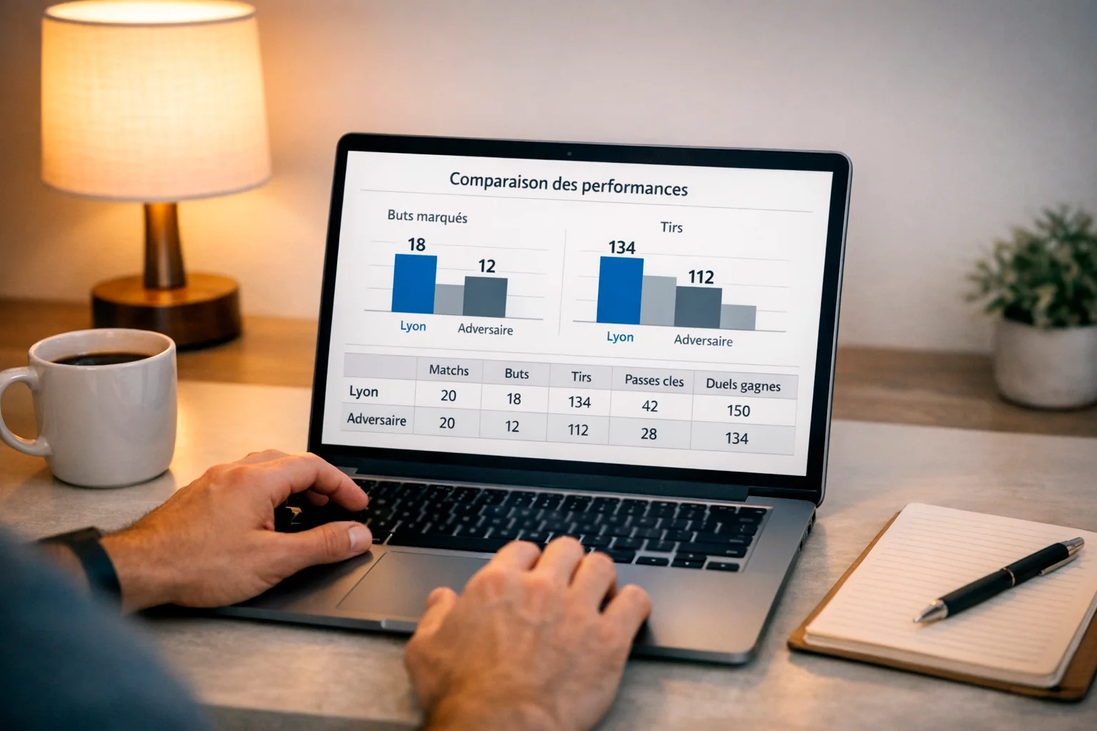Analyse de données sportives pour paris sur ordinateur portable
