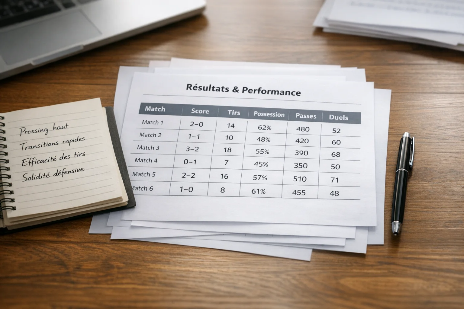 Tableau de statistiques montrant les résultats de Lyon contre les équipes du bas de tableau
