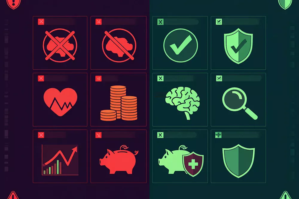 Infographie des erreurs fatales à éviter et stratégies correctes pour parier sur Lyon PSG intelligemment