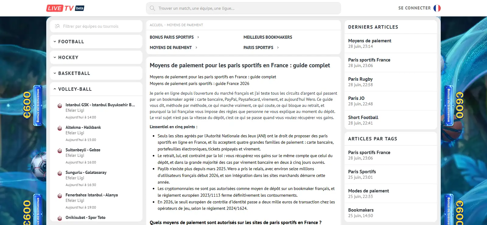 Guide des méthodes de paiement pour les paris en France