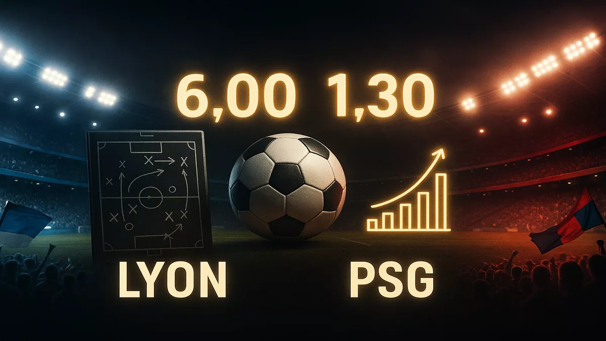 Analyse des pronostics et paris sportifs pour le match Lyon PSG avec statistiques et cotes